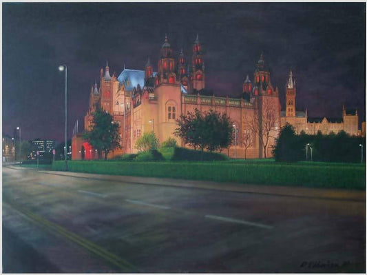 Kelvingrove Art Galleries and Museum, Glasgow. Art Print.