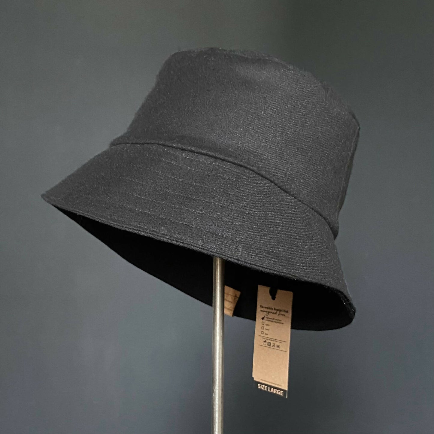 Reversible Bucket Hat - Black / Grey