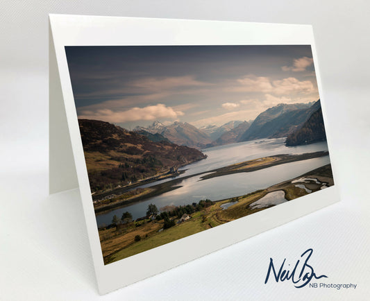Eilean Donan Castle & Loch Duich - Scotland Greeting Card - Blank Inside