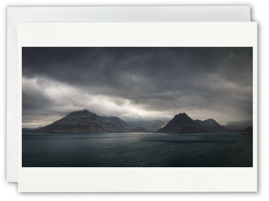 Cuillins from Elgol, Isle of Skye - Scotland Greeting Card - Blank Inside