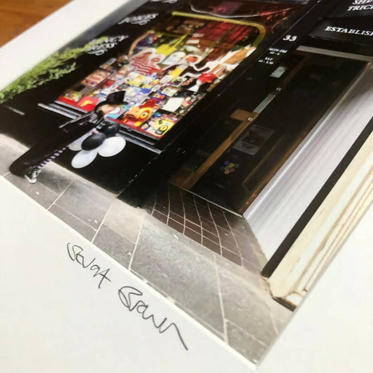 ‘The Trickster’ Tam Shepherd’s Signed square Mounted Print 30 x 30cm