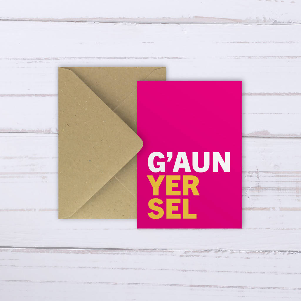 'G'aun Yersel' card