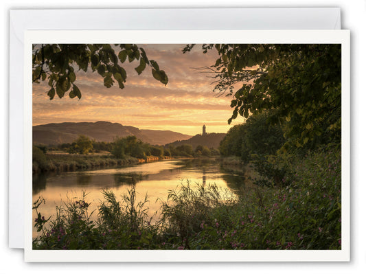 National Wallace Monument, Stirling - Scotland Greeting Card - Blank Inside