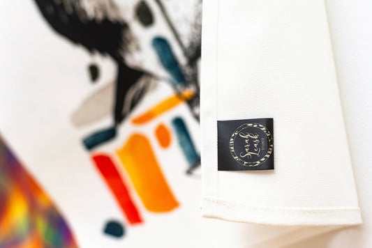 Puffin Watercolour Tea Towel