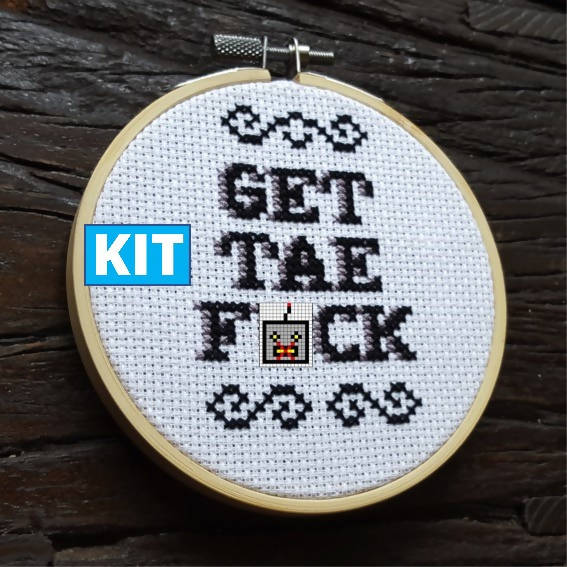 Get Tae F*ck Cross Stitch Kit