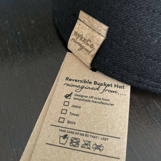 Reversible Bucket Hat - Black / Grey