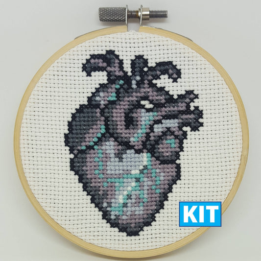 Heart Cross Stitch Kit
