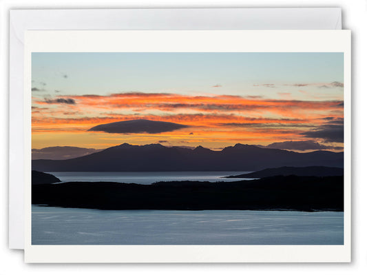 Arran from Haylie Brae - Scotland Greeting Card - Blank Inside