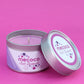 Just Desserts / Rhubarb & Blackberry, Pink Scented Soy Wax Candles