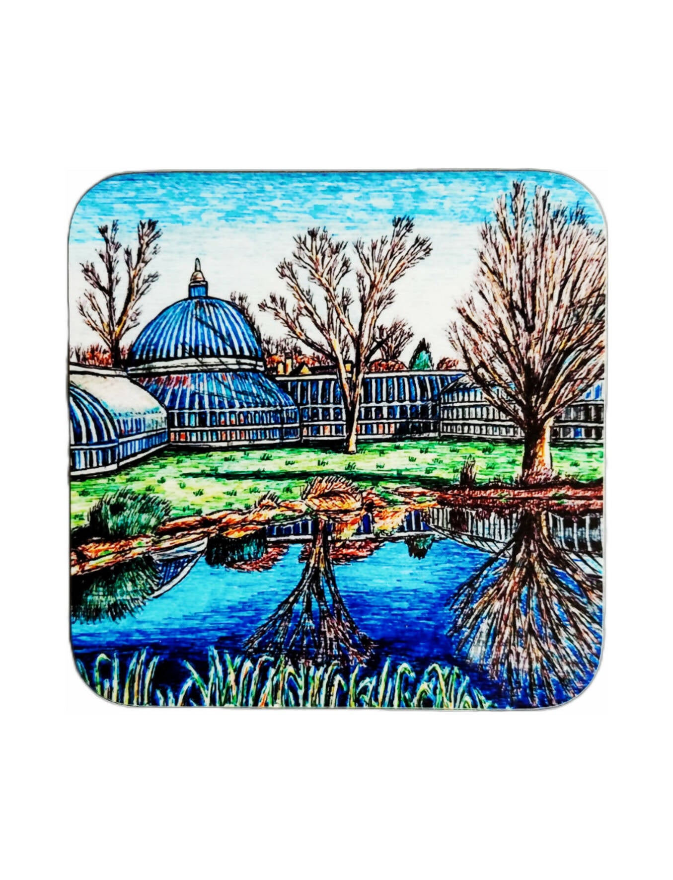 Handcrafted Glasgow Art Coasters