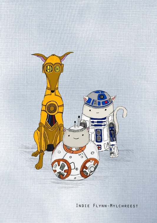 Are these the droids you are looking for? Art Print