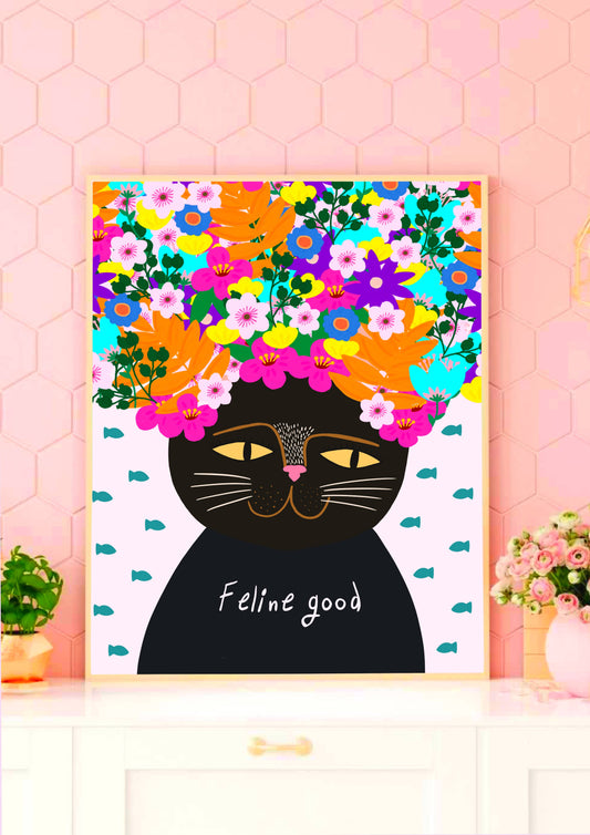 Feline Good print