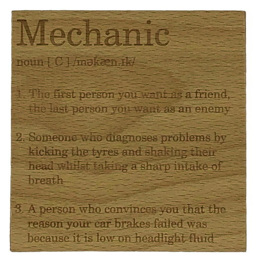 Wooden coasters - occupations (2 of 2)