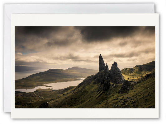 Old Man of Storr, Isle of Skye - Scotland Greeting Card - Blank Inside