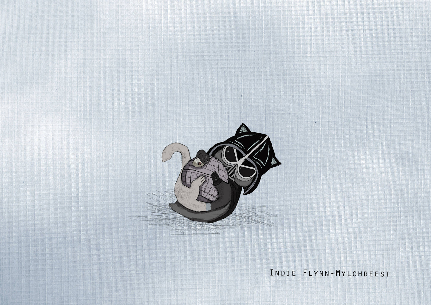 Darth Kitty Art Print