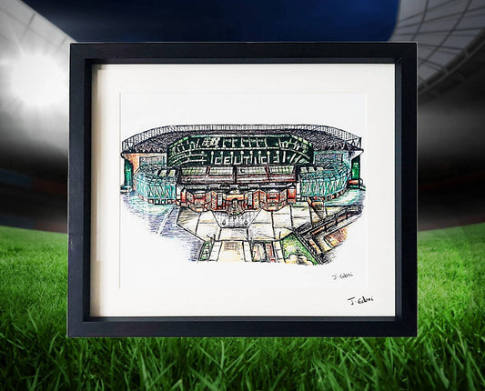 Glasgow Celtic FC, Parkhead Framed Art Print