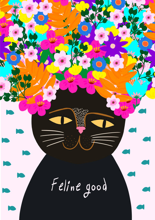 Feline Good print