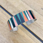 Strata Narrow Cuff Bracelet (Green)