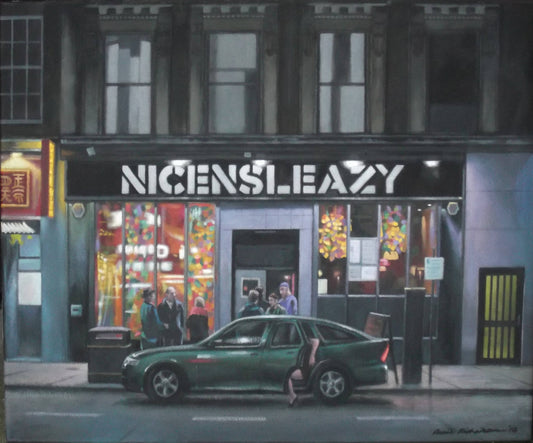 Nice and Sleazy's Bar, Glasgow. Art Print.