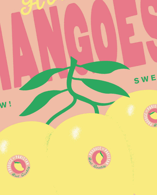 Pollokshields Mangoes Art Print
