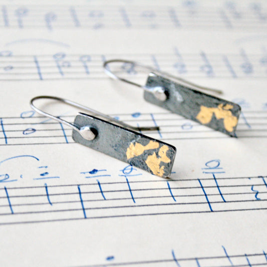 Long keum boo earrings