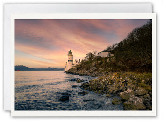 Cloch Lighthouse, Gourock - Scotland Greeting Card - Blank Inside