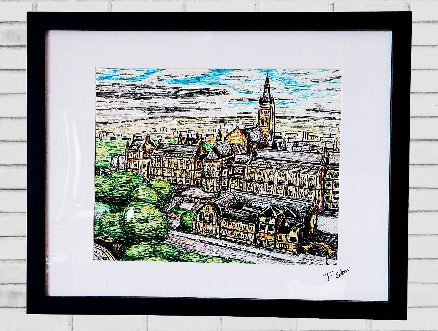 Glasgow University Framed Art Print