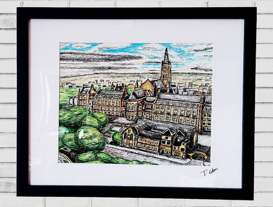 Glasgow University Framed Art Print