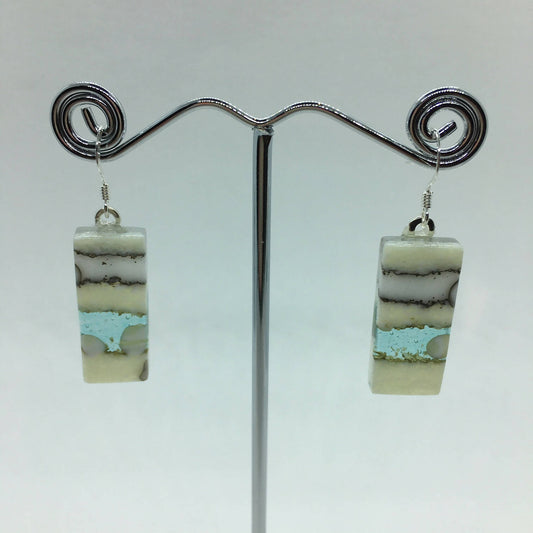 Hebridean Earrings - Aqua