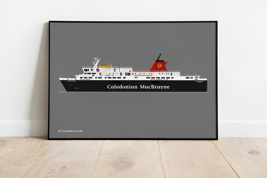 MV Caledonian Isles (Arran) - Illustration (A4)
