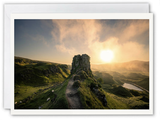 Castle Ewen, Fairy Glen, Isle of Skye - Scotland Greeting Card - Blank Inside