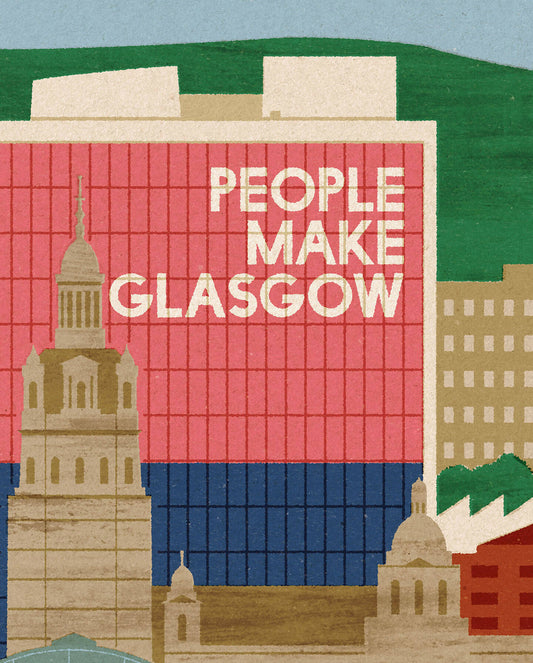 People Make Glasgow Art Print