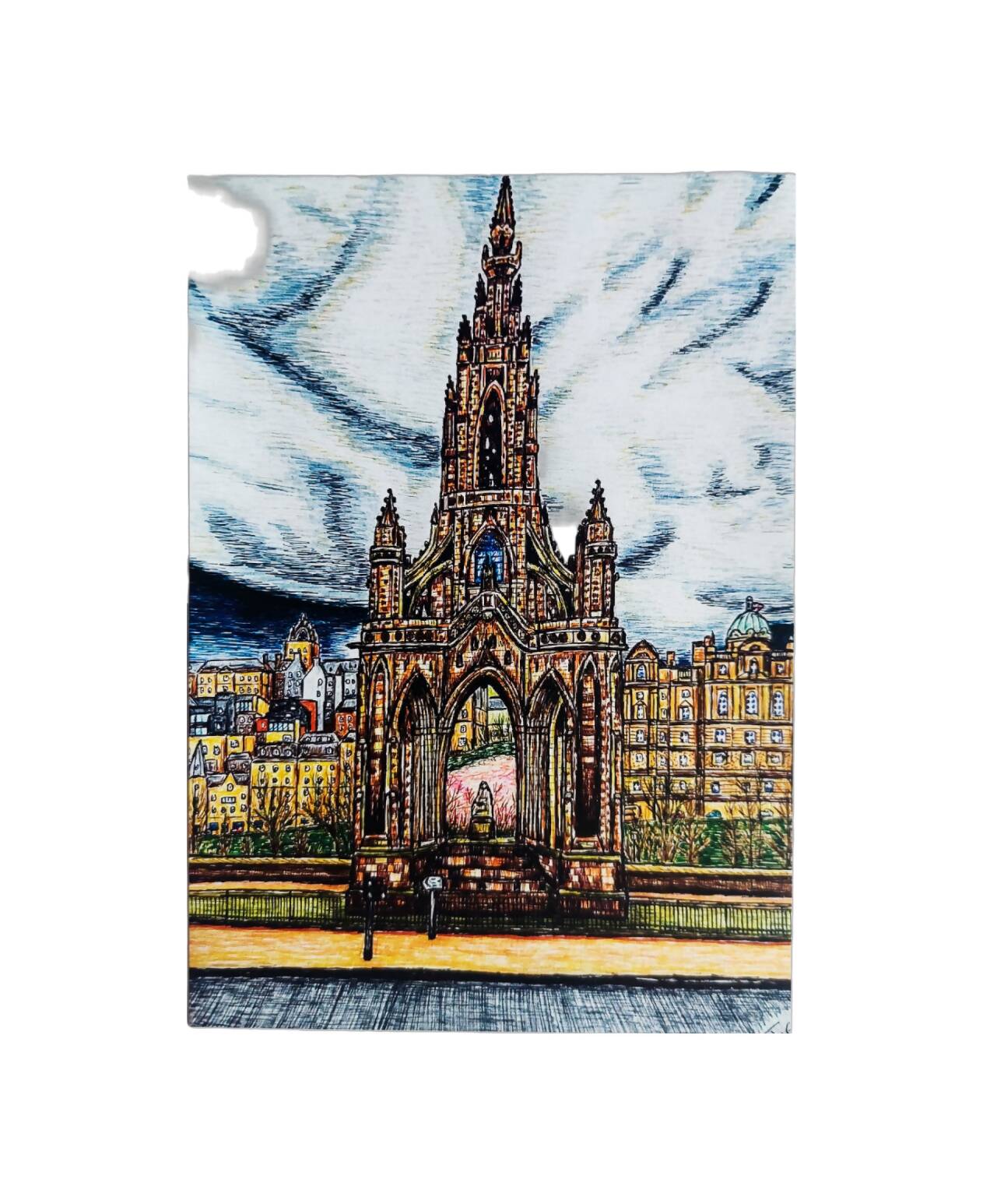 Edinburgh A6 Post cards