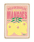 Pollokshields Mangoes Art Print