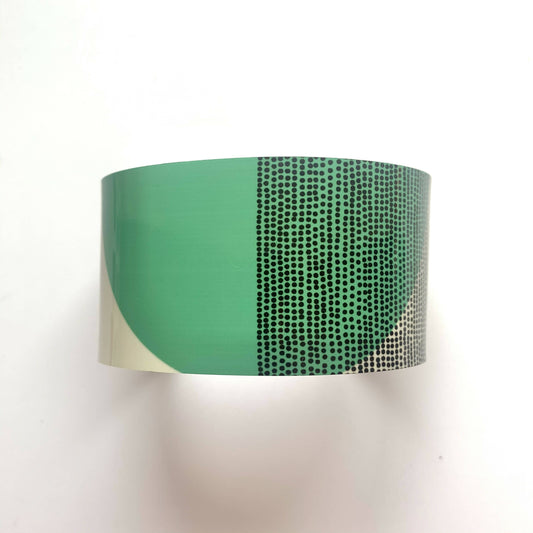 Balance Wide Cuff Bracelet - Green