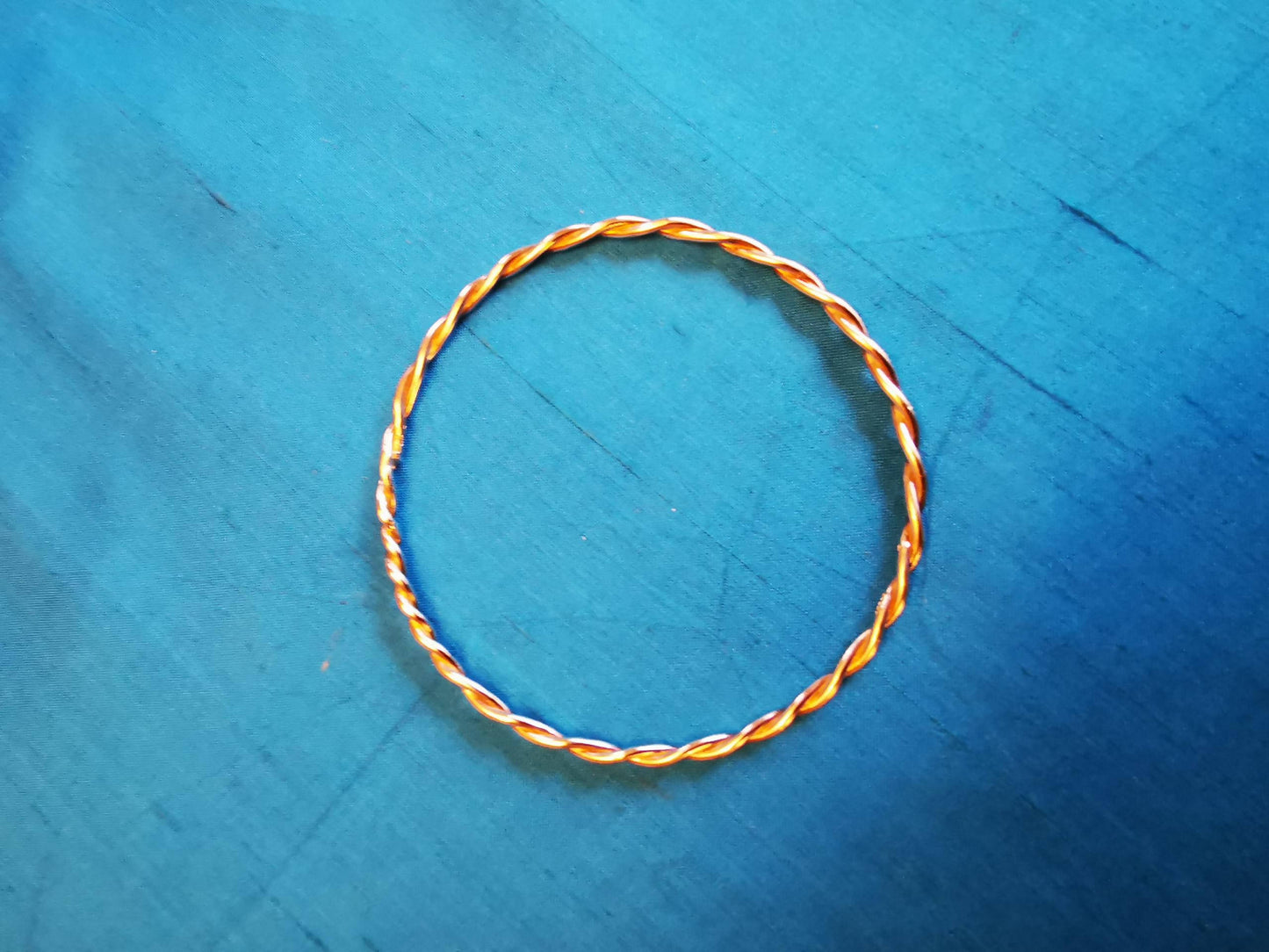 Twisted wire bracelet