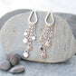 Sterling silver chandelier earrings