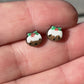 Hand Painted Christmas Pudding Earrings