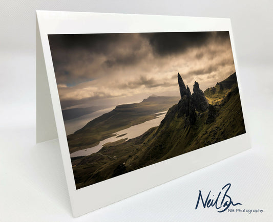 Old Man of Storr, Isle of Skye - Scotland Greeting Card - Blank Inside