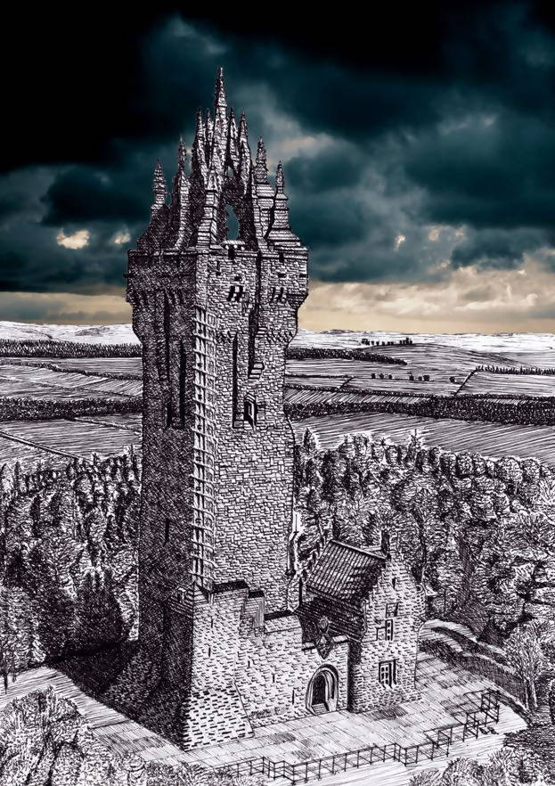 Wallace Monument print