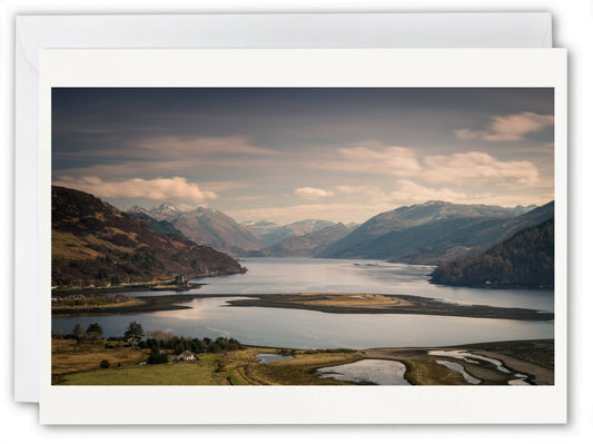 Eilean Donan Castle & Loch Duich - Scotland Greeting Card - Blank Inside