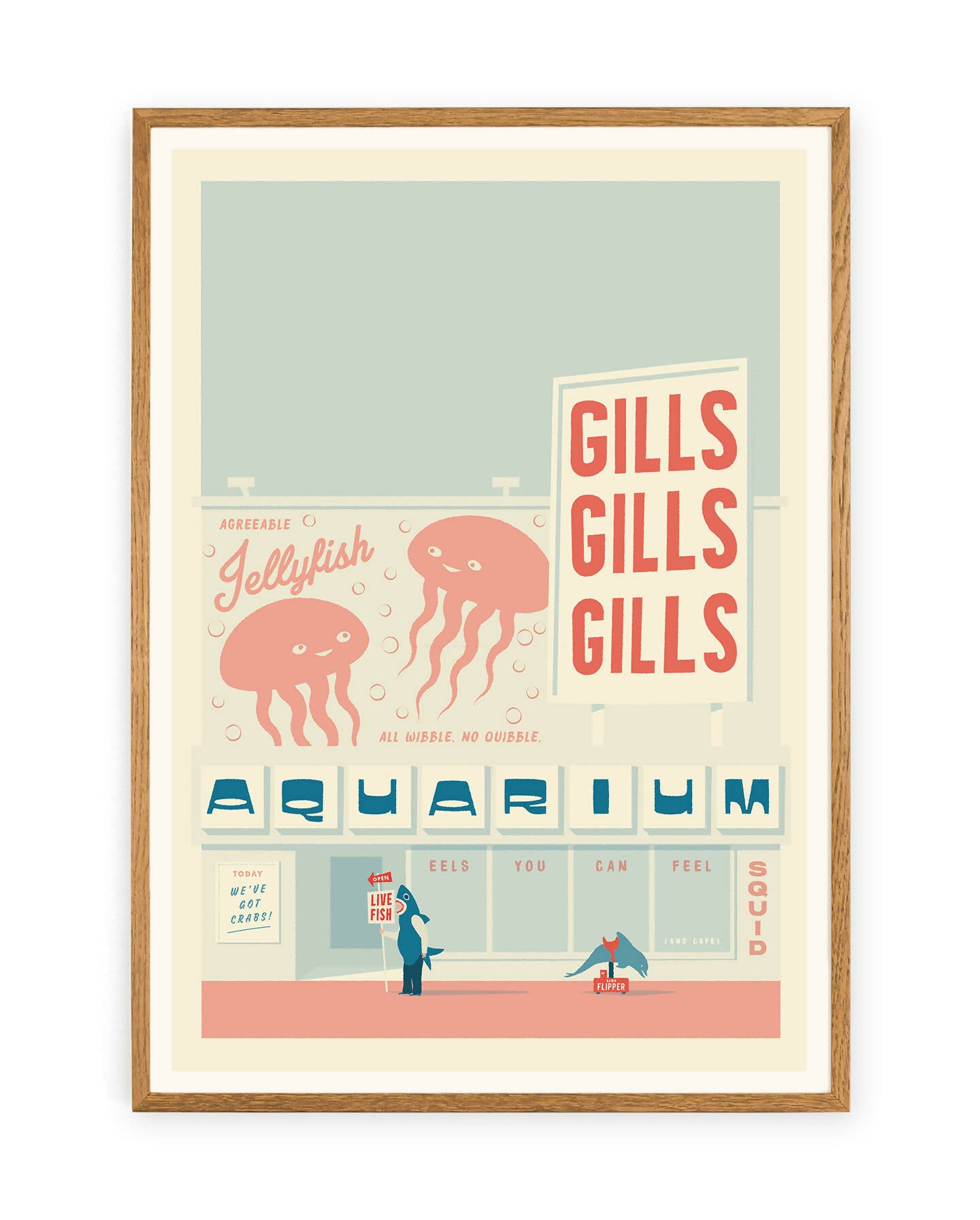Gills Gills Gills Aquarium Art Print