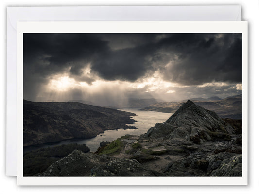 Ben A'an & Loch Katrine - Scotland Greeting Card - Blank Inside