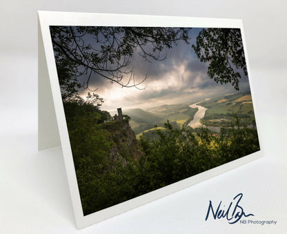 Kinnoull Tower & River Tay - Scotland Greeting Card - Blank Inside