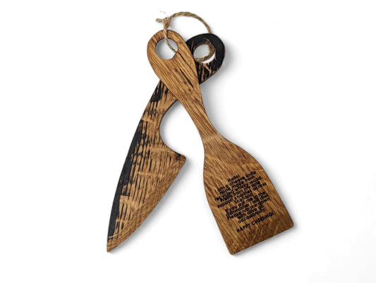 Whisky Wood Cheese Knives