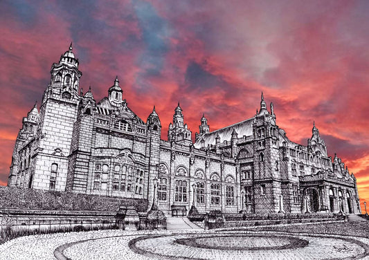 Kelvingrove art gallery & museum print