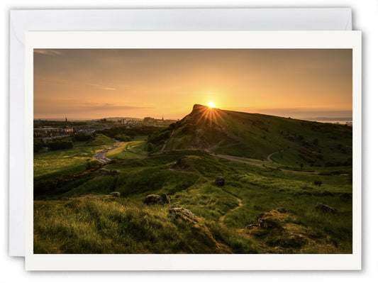 Holyrood Park, Edinburgh - Scotland Greeting Card - Blank Inside
