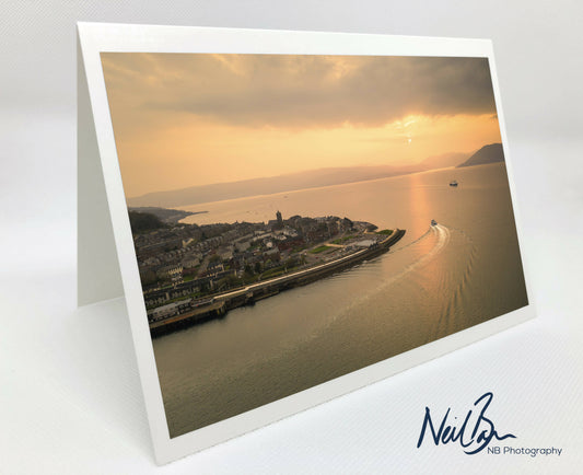 Gourock & The Firth of Clyde - Scotland Greeting Card - Blank Inside