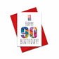 90th Birthday Card | Birthday Card | Ninety | Birthday Cake Design
