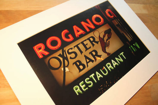 Rogano, Glasgow, signed mounted print